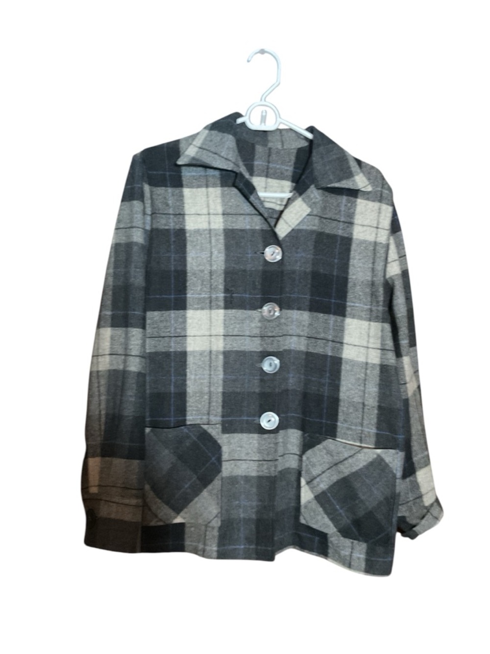 Vintage Gray Wool 49er Jacket
